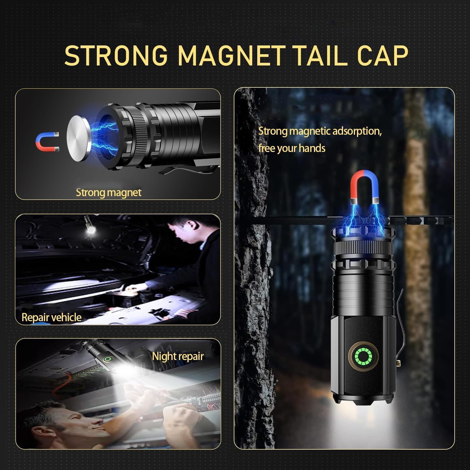 Rechargeable Led Mini Torch,3000 High Lumens Pocket-Sized Flashlight with Super Bright LED Chips,5 Light Modes,IPX6 Waterproof,EDC Flashlight Rechargeable Led Mini Torch,3000 High Lumens Pocket-Sized Flashlight with Super Bright LED Chips,5 Light Modes,IPX6 Waterproof,EDC Flashlight
